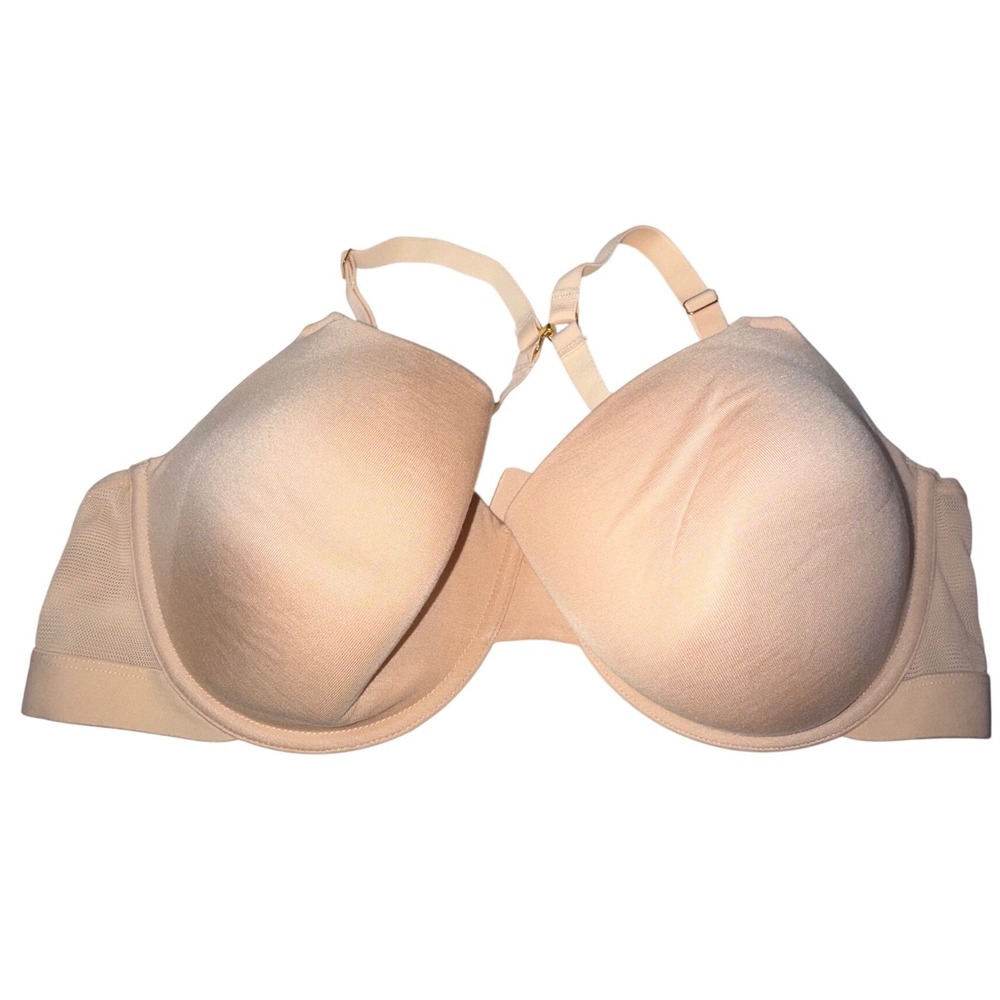 NWT Lively All-Day T-Shirt Bra 38DD Toasted Almond Underwire Cup Crease